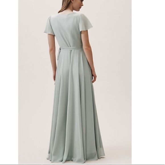 ANTHROPOLOGIE x BHLDN Oralee Dress morning mist - Picture 2 of 9